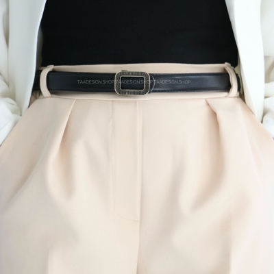 کمربند چرمی مات زنانه مدلbe7012