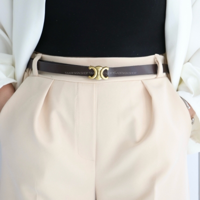 کمربند چرمی مات زنانه مدلbe7013