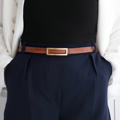 کمربند چرمی مات زنانه مدلbe7016