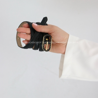 کمربند چرمی مات زنانه مدلbe7018