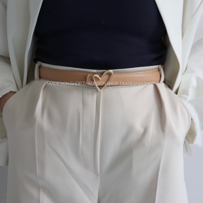 کمربند چرمی مات زنانه مدلbelt7019