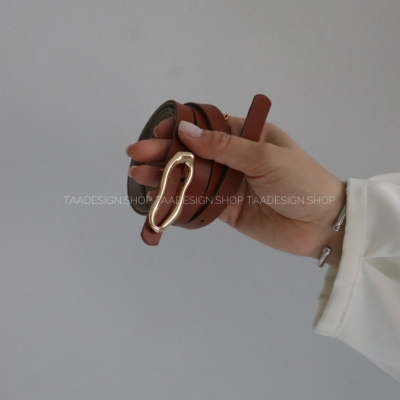 کمربند چرمی مات زنانه مدلbelt7020