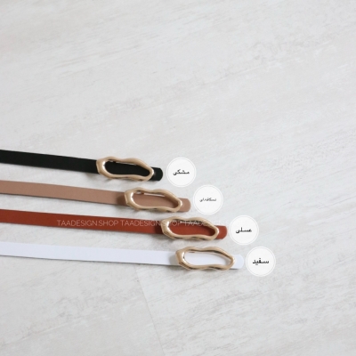 کمربند چرمی مات زنانه مدلbelt7020