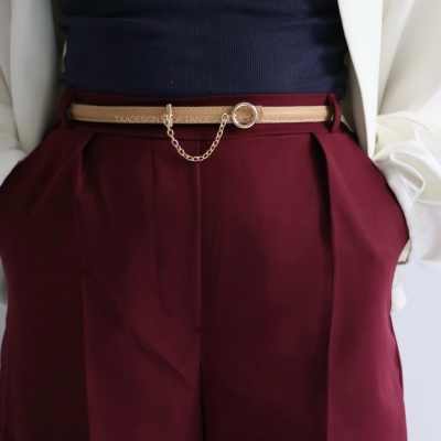 کمربند چرمی مات زنانه مدلbelt7021