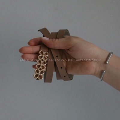 کمربند چرمی مات زنانه مدلbelt7022