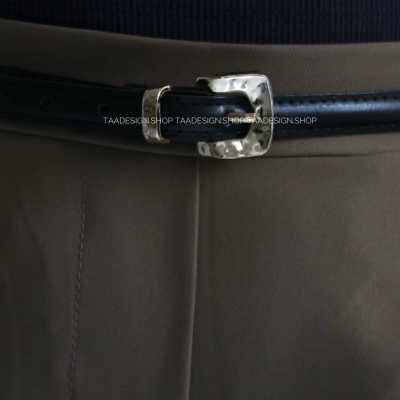 کمربند چرمی مات زنانه مدلbelt7023