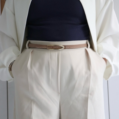 کمربند چرمی مات زنانه مدلbelt7024