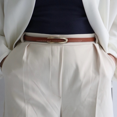 کمربند چرمی مات زنانه مدلbelt7024