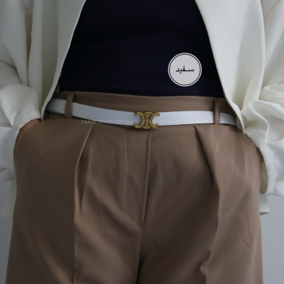 کمربند چرمی مات زنانه مدلbe7013