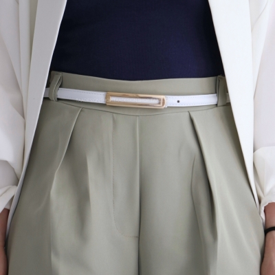 کمربند چرمی مات زنانه مدلbe7025