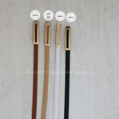 کمربند چرمی مات زنانه مدلbe7025