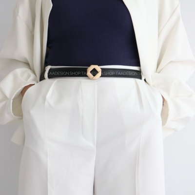 کمربند چرمی مات زنانه مدلbe7026