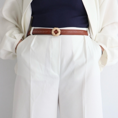 کمربند چرمی مات زنانه مدلbe7026