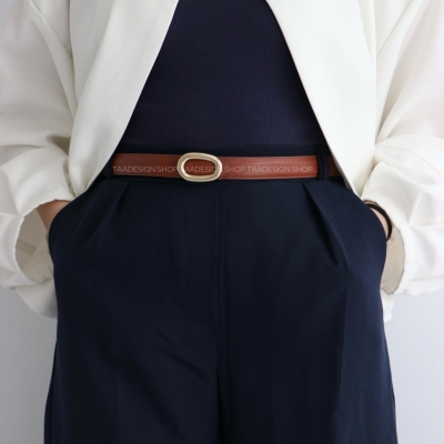 کمربند چرمی مات زنانه مدلbe7027