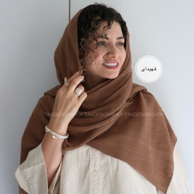 شال پلیسه مدل سنبل