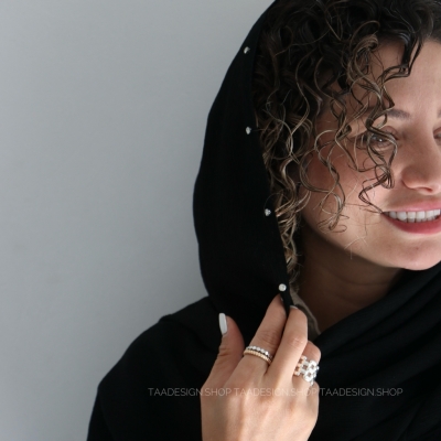 شال مجلسی مدل نگین دار