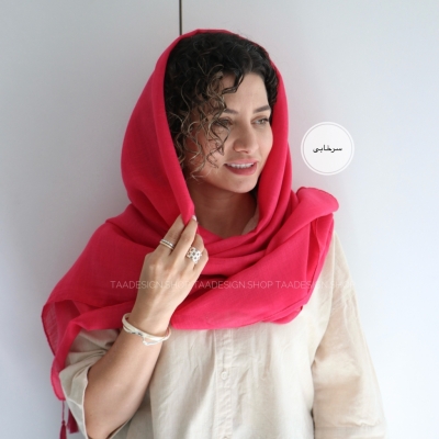 شال لینن مدل شبدر