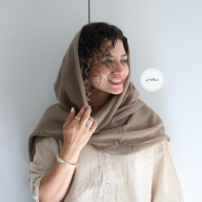 شال لینن مدل شبدر