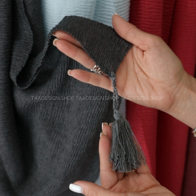 شال پلیسه مدل مینای