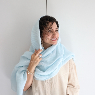 شال پلیسه مدل مینای
