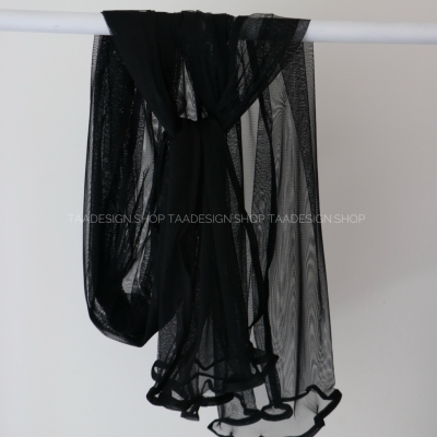 شال مجلسی توری مدل گیشا