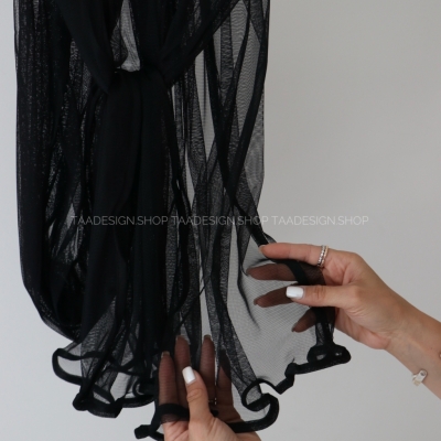 شال مجلسی توری مدل گیشا