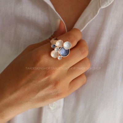 انگشتر زنانه میناکاری مدلRi4005