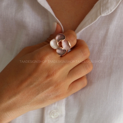 انگشتر زنانه میناکاری مدلRi4007