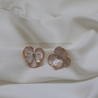 گوشواره میناکاری طرح گل مدل Ea9003