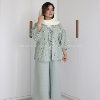 ست شومیز و شلوار مدل آنیکا