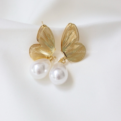 گوشواره طرح پروانه مدلEa9012