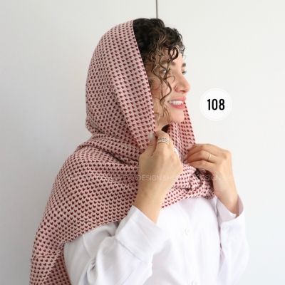 شال پلیسه وارداتی مدل سوسن