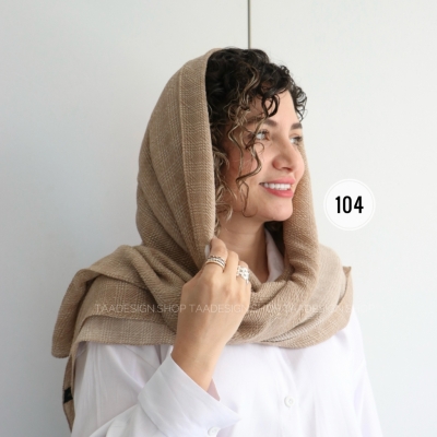 شال پلیسه وارداتی مدل زنبق