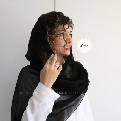 شال حریر پلیسه مدل گیشنیز