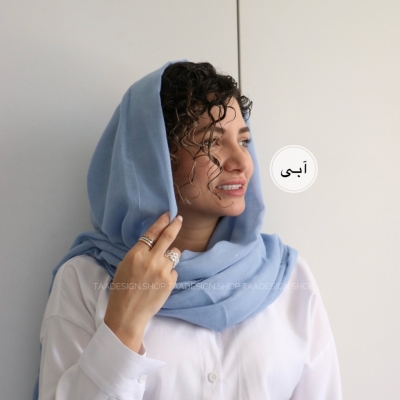 شال لینن شاینی مدل نسترن