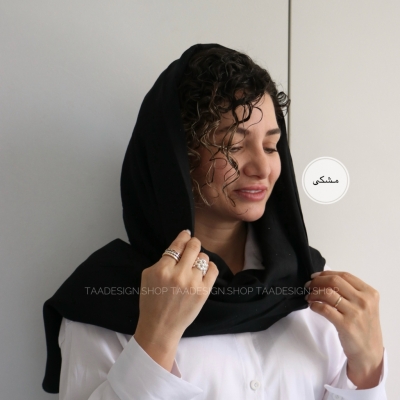 شال لینن شاینی مدل نسترن