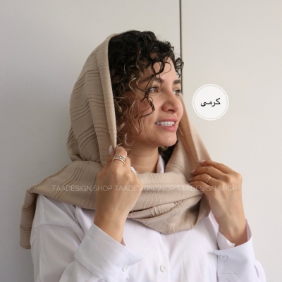 شال لینن وارداتی مدل نعنا