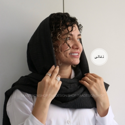 شال لینن وارداتی مدل نعنا