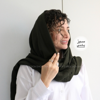 شال لینن وارداتی مدل نعنا