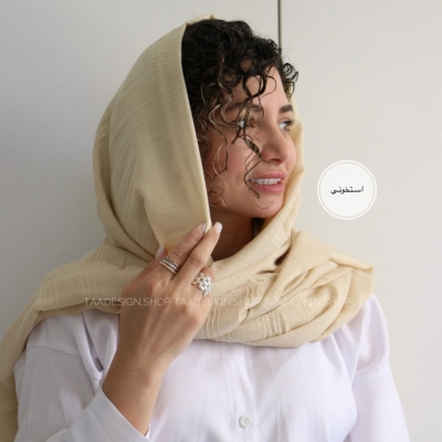 شال لینن وارداتی مدل نعنا