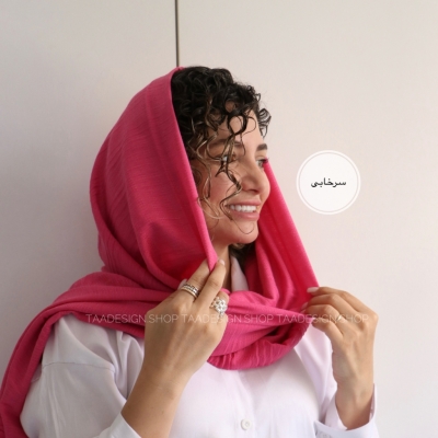 شال لینن وارداتی مدل نعنا