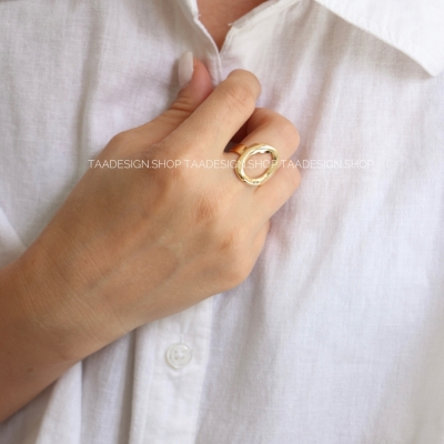 انگشتر زنانه دفرمه مدلRi4018