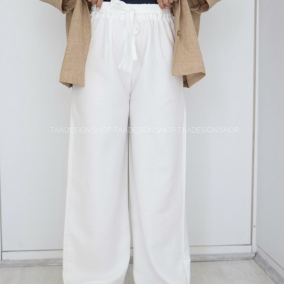 شلوار زنانه تک  مدل سپید