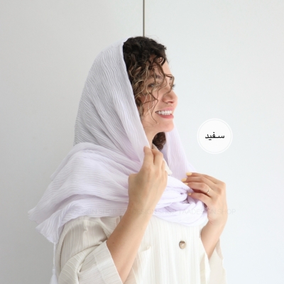 شال پلیسه لمه دوزی مدل ریحون