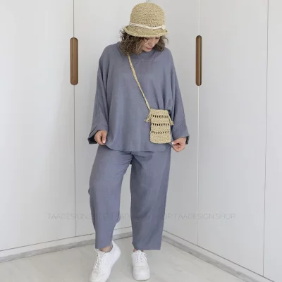 ست شومیز و شلوار مدل کایلی