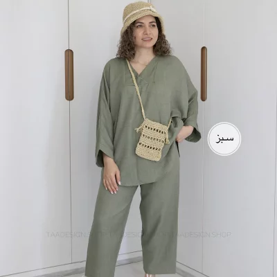 ست شومیز و شلوار مدل کایلی