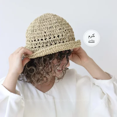 کلاه زنانه رافیا مدل 3004