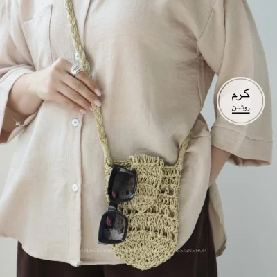 کیف زنانه موبایلی رافیا مدل 3005