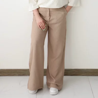 شلوار بگ پارچه ای زنانه مدل ماتو