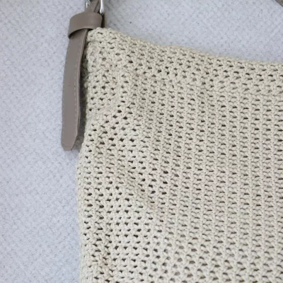 کیف زنانه بزرگ مدل گندم رافیا